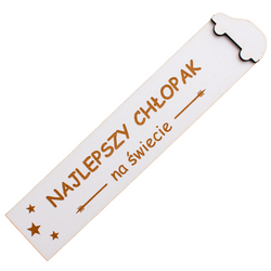 Zakładka personalizowana na dzień chłopaka