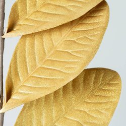 Kwiat dekoracyjny liść.38.złoty