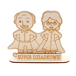 Figurka grawerowana SUPER DZIADKOWIE
