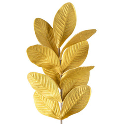 Kwiat dekoracyjny liść.39.złoty