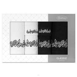 Komplet Ręczników CLAVIA 380 MIX B+CZAR