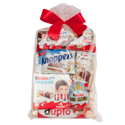 Zestaw słodyczy paczka kinder dla dziecka na mikołaja