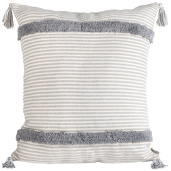 Poszewka dekoracyjna PALERMO60x60 SREBNO BIAŁA Eurofirany